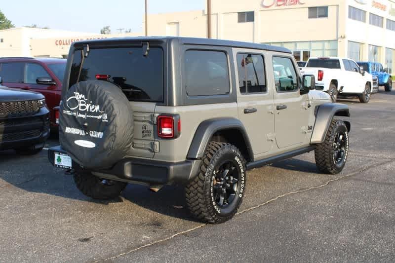 used 2021 Jeep Wrangler Unlimited car, priced at $34,500