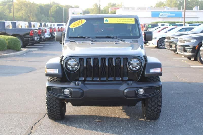 used 2021 Jeep Wrangler Unlimited car, priced at $34,500