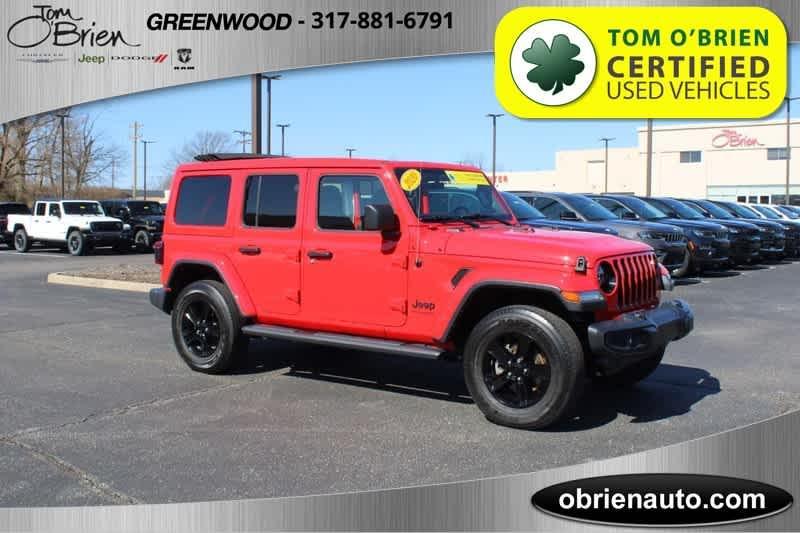used 2020 Jeep Wrangler Unlimited car, priced at $38,485