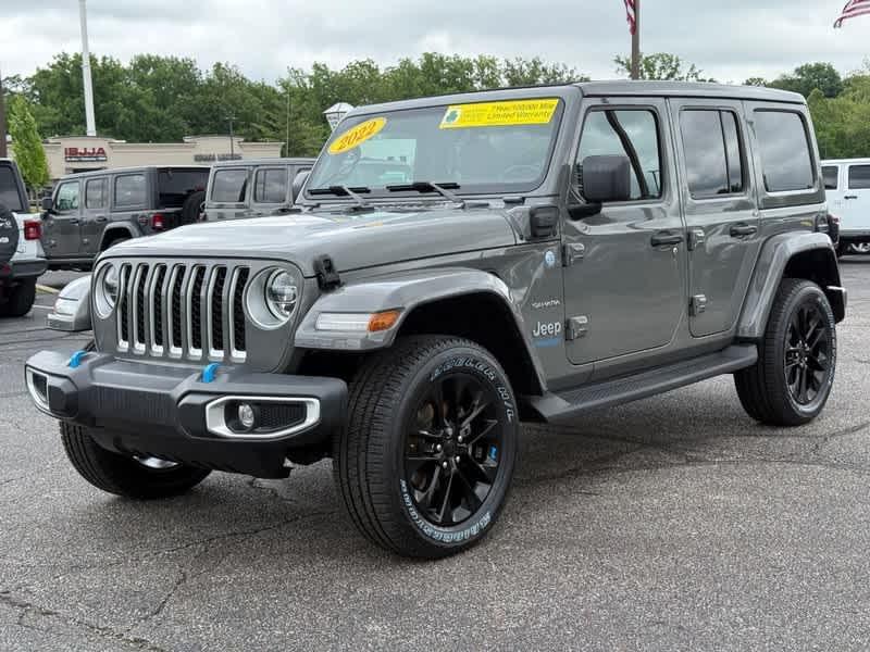 used 2022 Jeep Wrangler Unlimited 4xe car, priced at $34,988