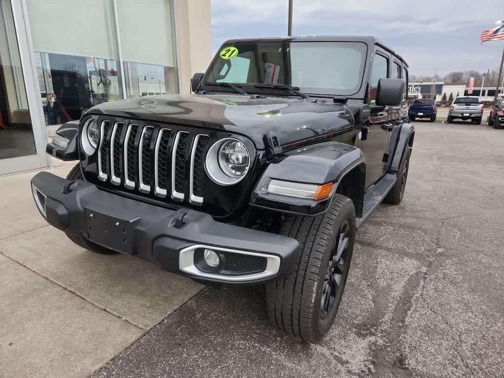 used 2021 Jeep Wrangler Unlimited 4xe car, priced at $30,988