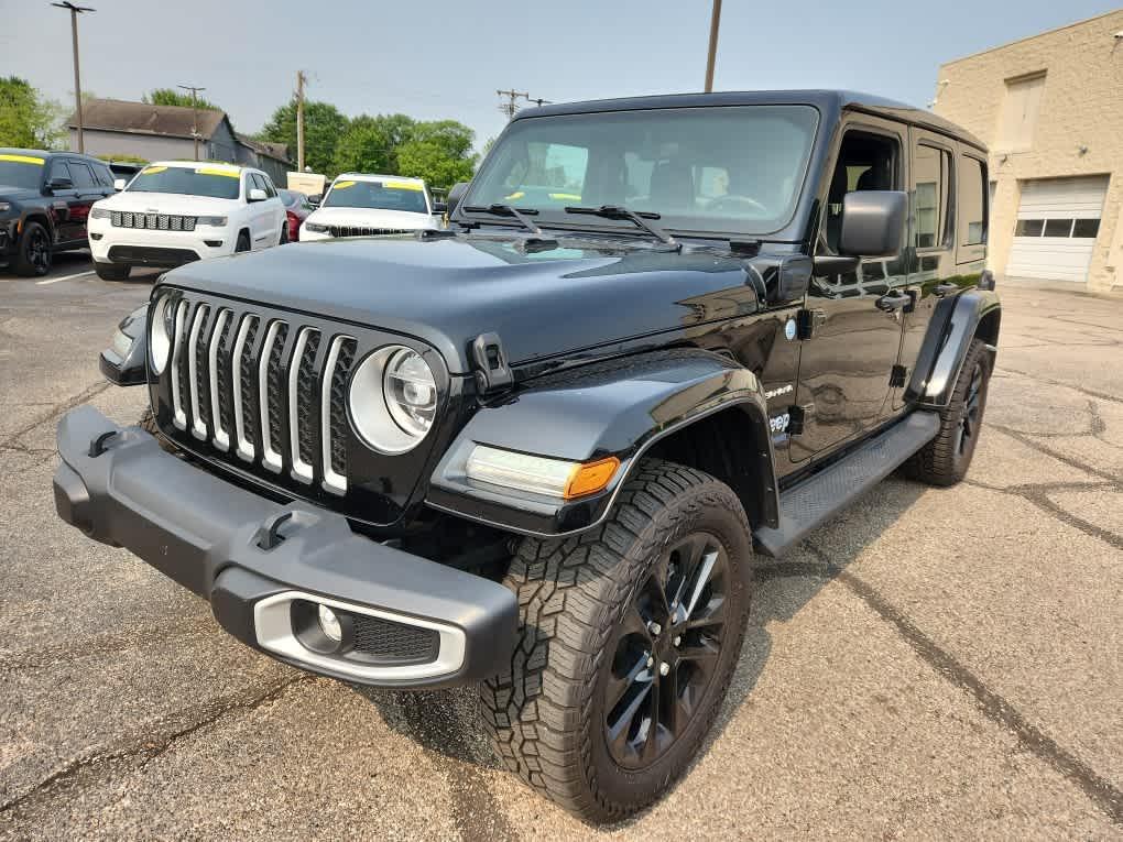 used 2021 Jeep Wrangler Unlimited 4xe car, priced at $33,988