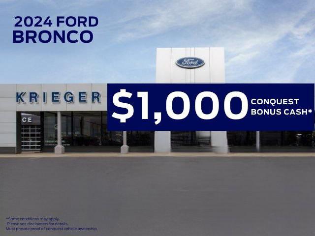new 2024 Ford Bronco car, priced at $47,930