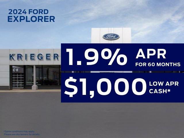 new 2024 Ford Explorer car, priced at $46,953