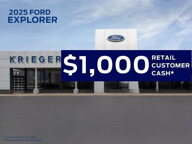 new 2025 Ford Explorer car, priced at $60,450