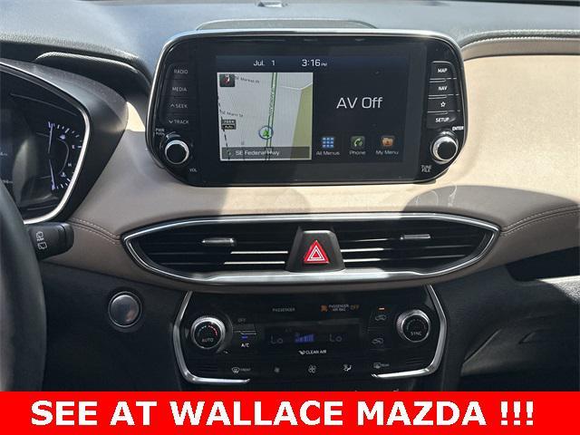 used 2019 Hyundai Santa Fe car, priced at $17,877