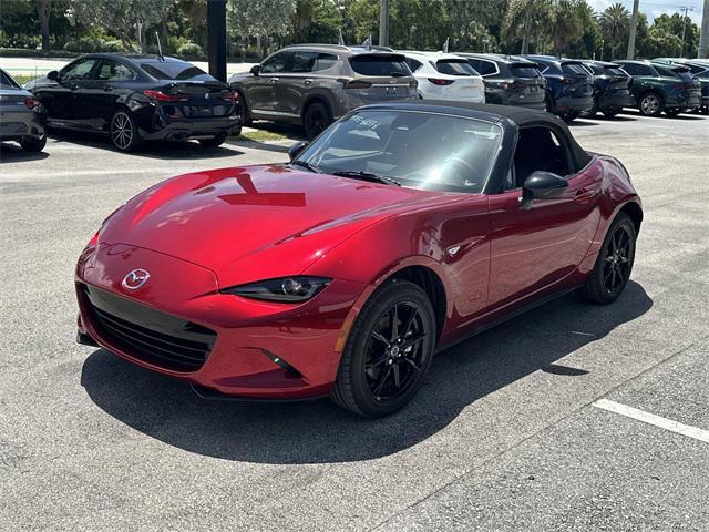 new 2025 Mazda MX-5 Miata car, priced at $31,490