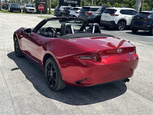 new 2025 Mazda MX-5 Miata car, priced at $31,490