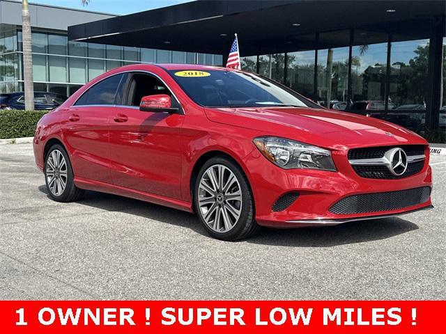 used 2018 Mercedes-Benz CLA 250 car, priced at $19,788