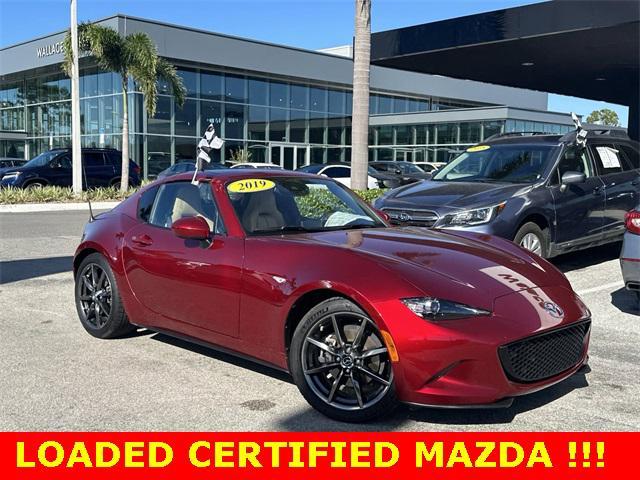 used 2019 Mazda MX-5 Miata RF car, priced at $23,966