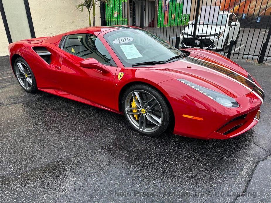 used 2018 Ferrari 488 Spider car, priced at $285,950