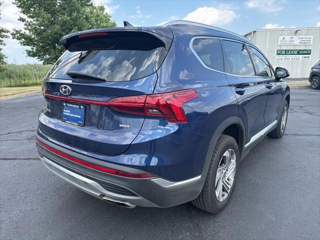 used 2021 Hyundai Santa Fe car, priced at $21,899