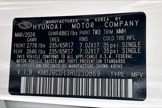 new 2024 Hyundai TUCSON Hybrid car, priced at $32,805