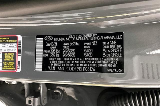 new 2024 Hyundai SANTA CRUZ car, priced at $37,301