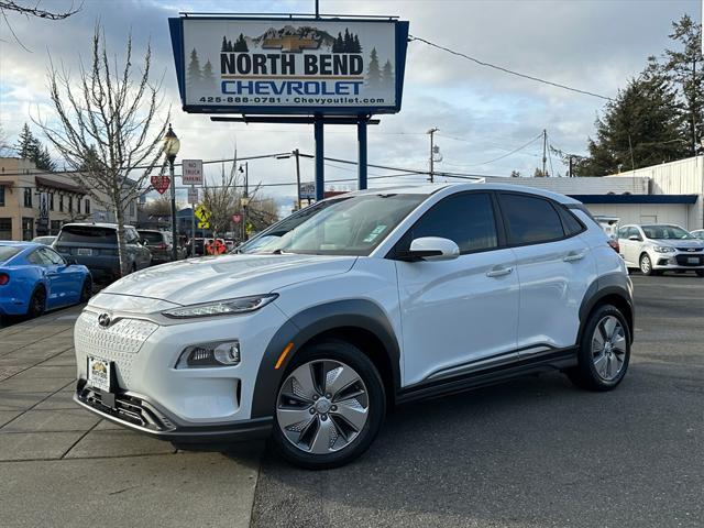 used 2021 Hyundai Kona EV car, priced at $13,991