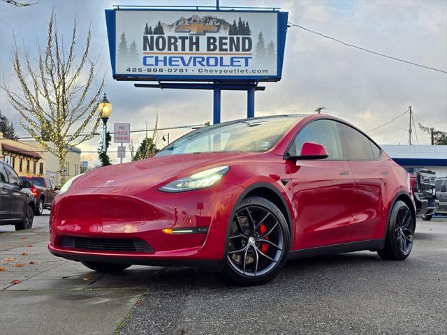 used 2020 Tesla Model Y car, priced at $26,996