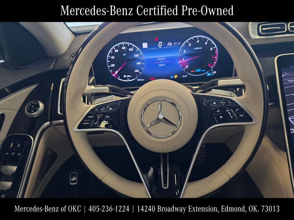 used 2022 Mercedes-Benz S-Class car, priced at $79,400