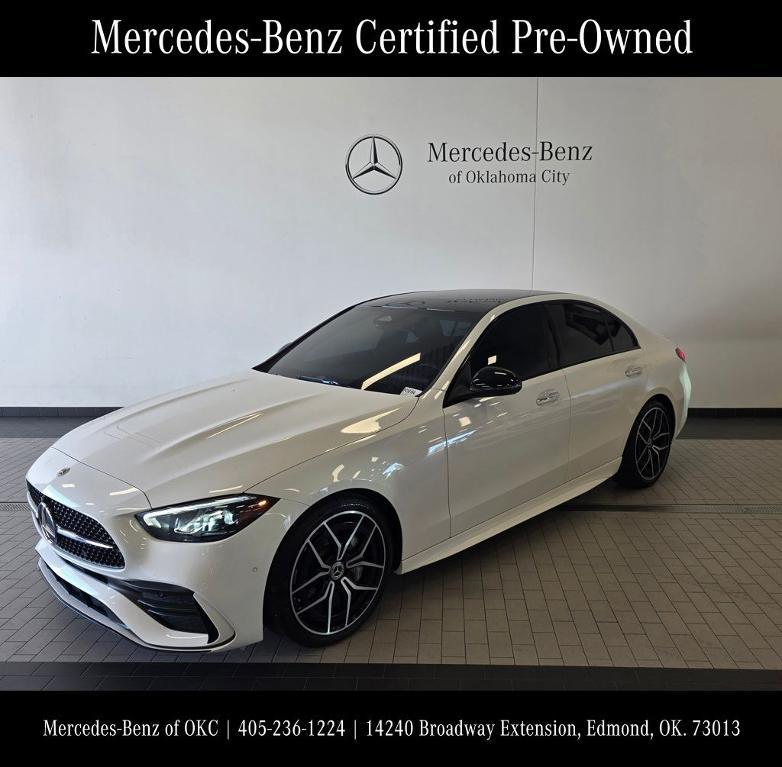 used 2022 Mercedes-Benz C-Class car, priced at $32,900