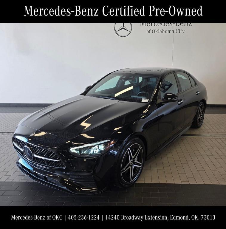 used 2022 Mercedes-Benz C-Class car, priced at $33,400