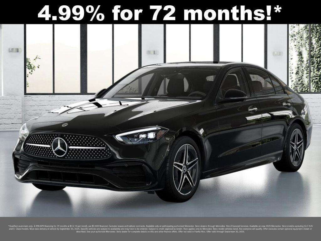 new 2025 Mercedes-Benz C-Class car, priced at $59,565