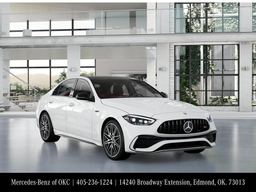 new 2025 Mercedes-Benz AMG C 43 car, priced at $77,295
