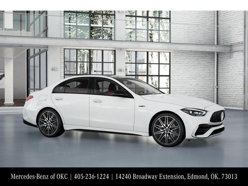 new 2025 Mercedes-Benz AMG C 43 car, priced at $77,295