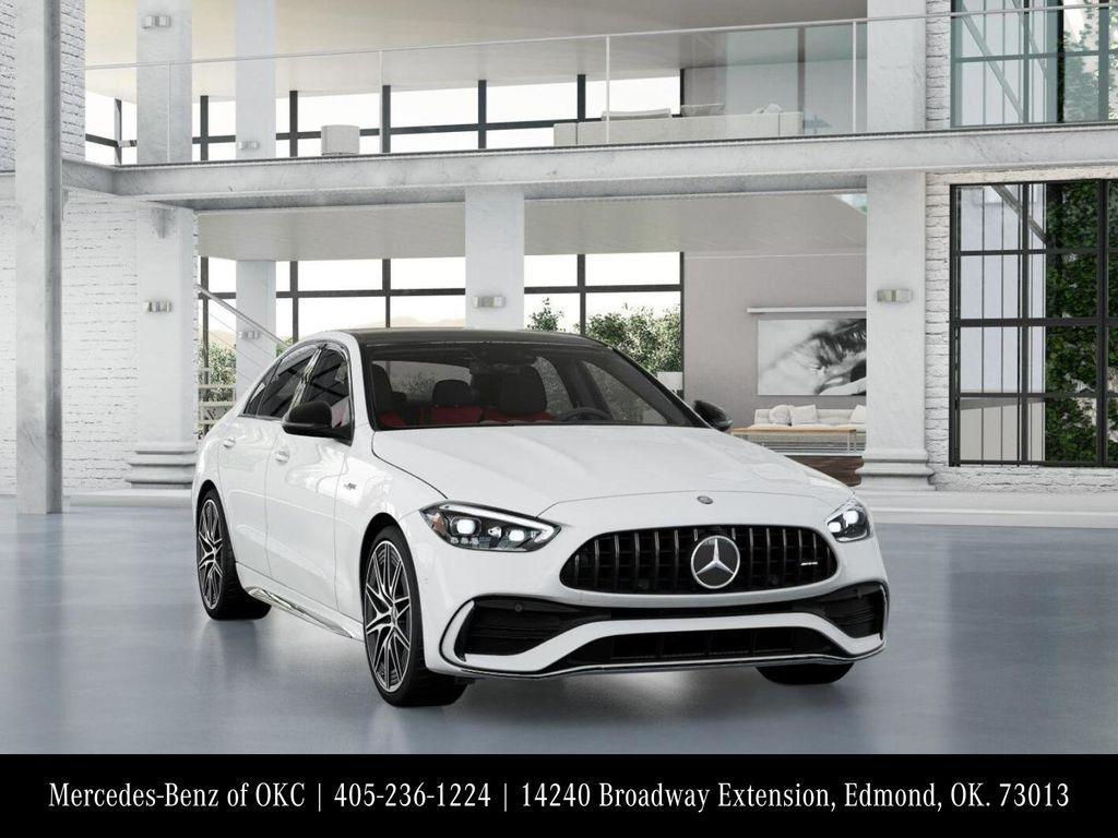 new 2025 Mercedes-Benz AMG C 43 car, priced at $77,295