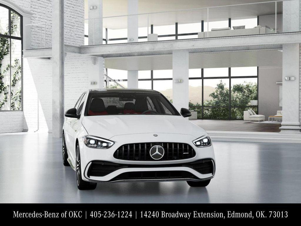 new 2025 Mercedes-Benz AMG C 43 car, priced at $77,295