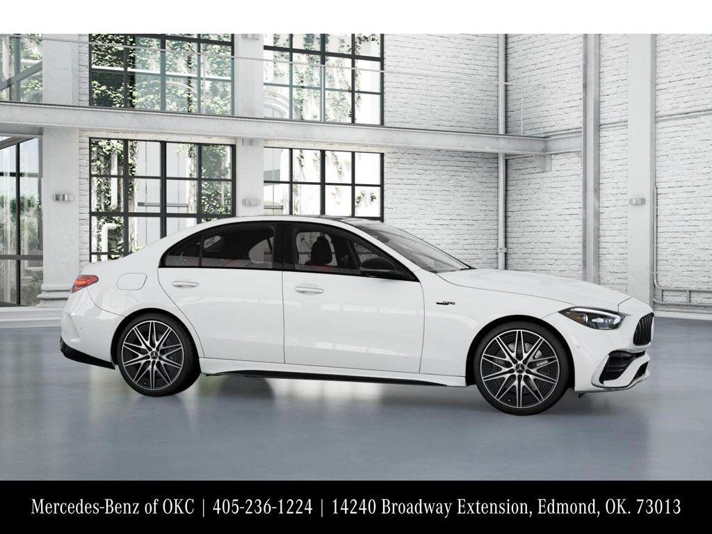 new 2025 Mercedes-Benz AMG C 43 car, priced at $77,295