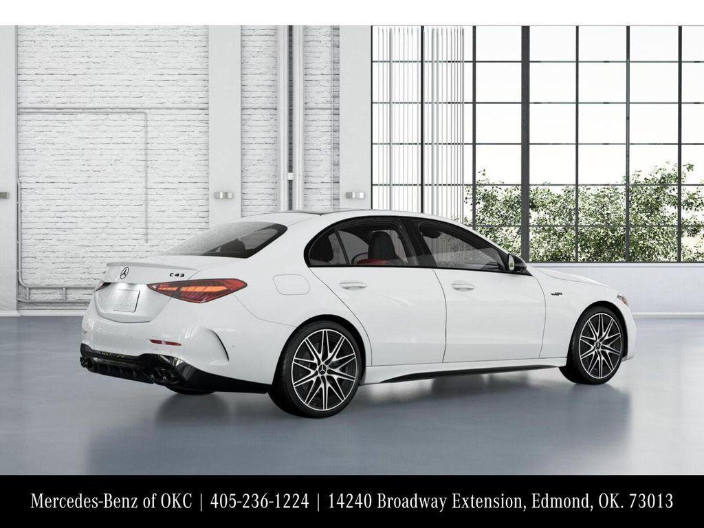 new 2025 Mercedes-Benz AMG C 43 car, priced at $77,295