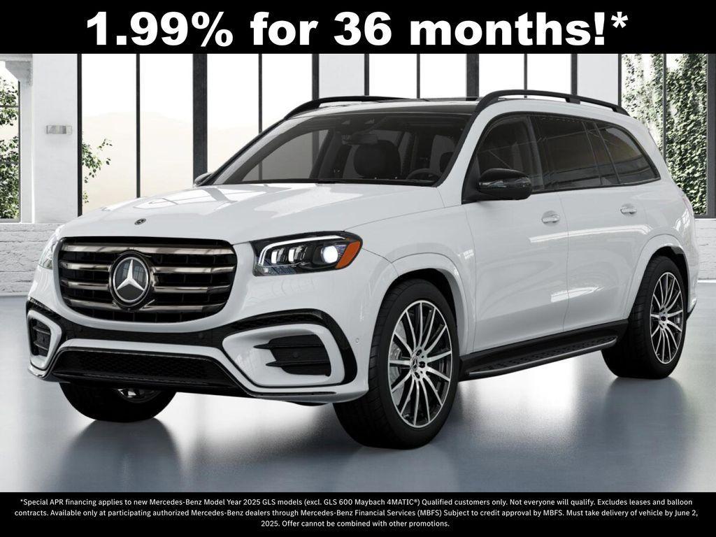 new 2025 Mercedes-Benz GLS 580 car, priced at $119,600
