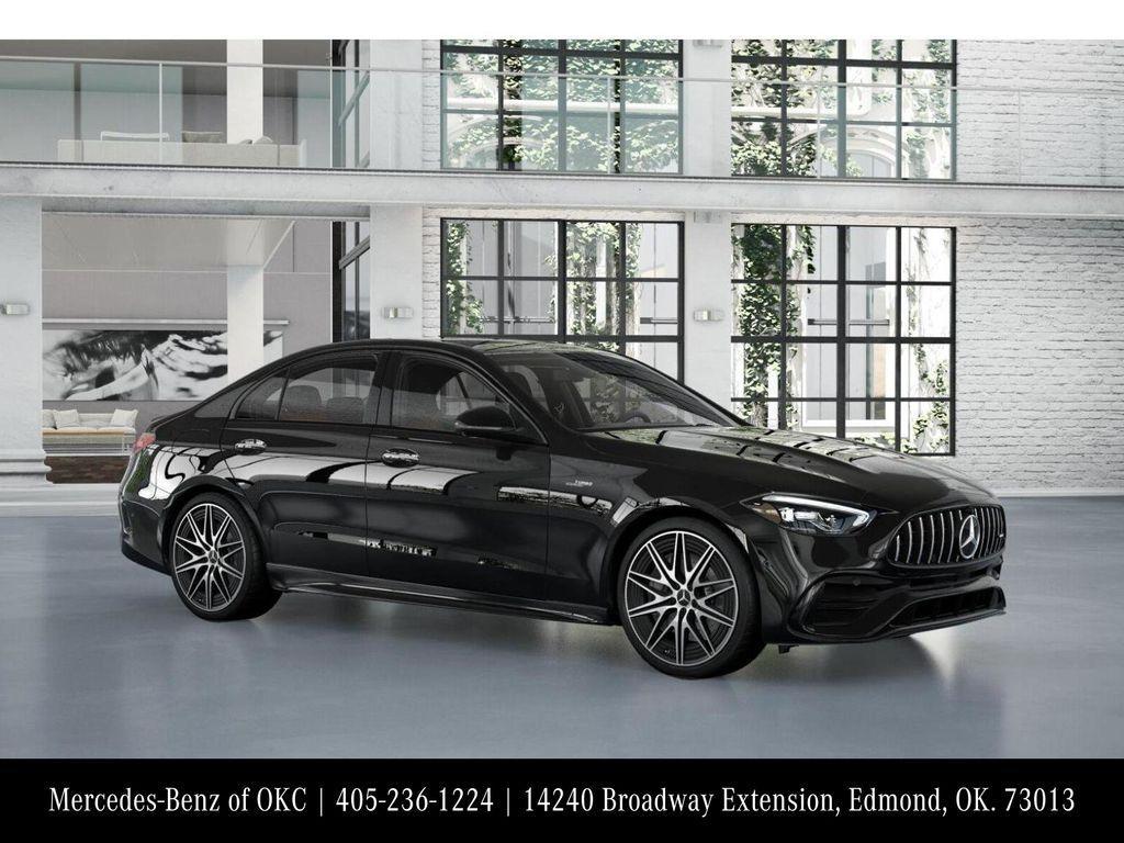 new 2025 Mercedes-Benz AMG C 43 car, priced at $70,315