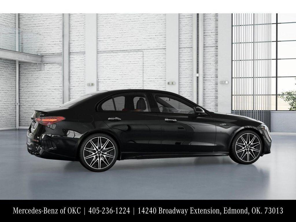 new 2025 Mercedes-Benz AMG C 43 car, priced at $70,315