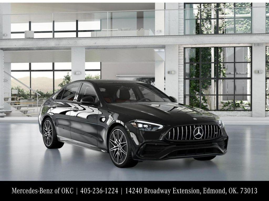 new 2025 Mercedes-Benz AMG C 43 car, priced at $70,315