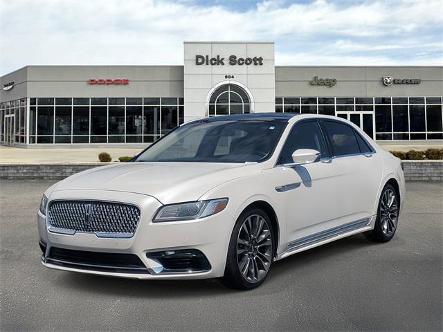 used 2017 Lincoln Continental car, priced at $17,500