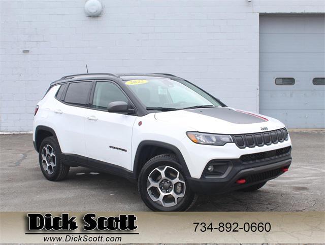 used 2022 Jeep Compass car, priced at $21,900