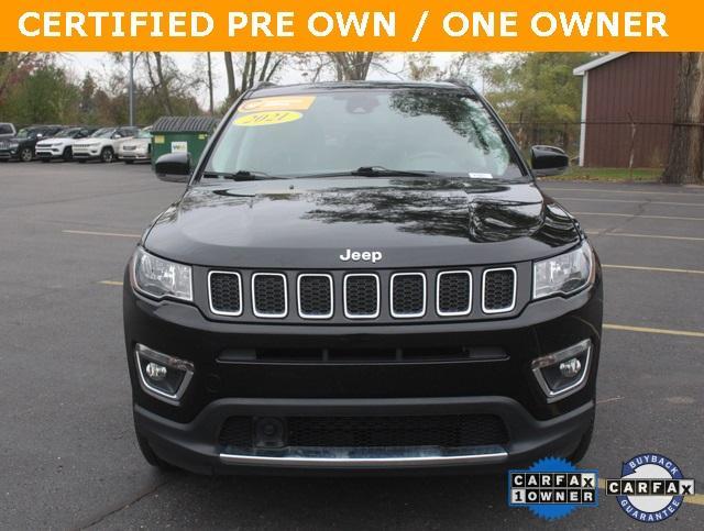 used 2021 Jeep Compass car, priced at $22,606