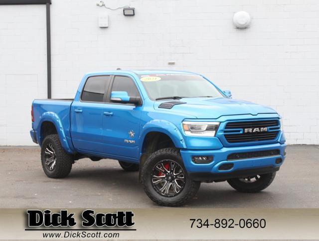 used 2021 Ram 1500 car, priced at $45,000