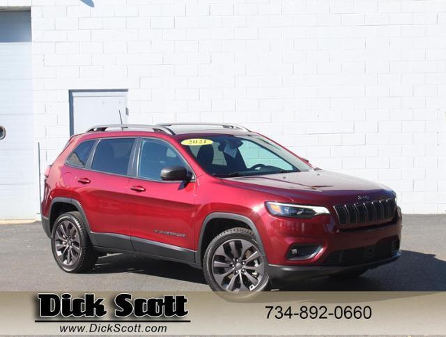 used 2021 Jeep Cherokee car, priced at $21,275