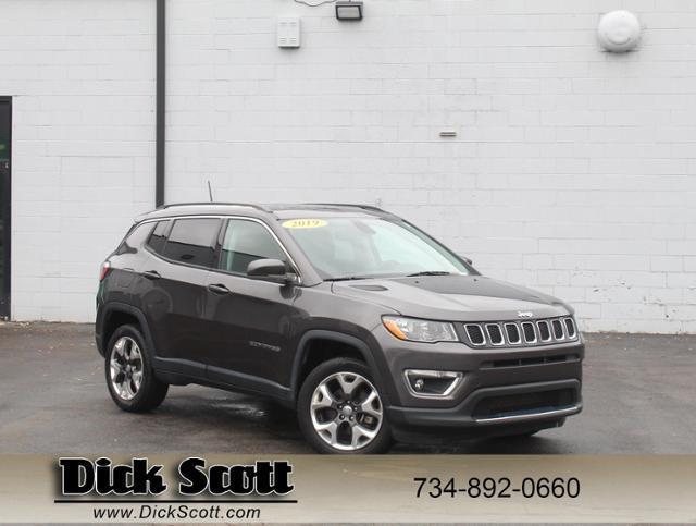 used 2019 Jeep Compass car, priced at $16,600