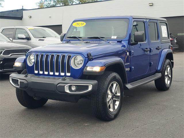 used 2020 Jeep Wrangler Unlimited car, priced at $25,500