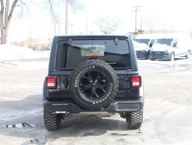 used 2021 Jeep Wrangler car, priced at $27,750