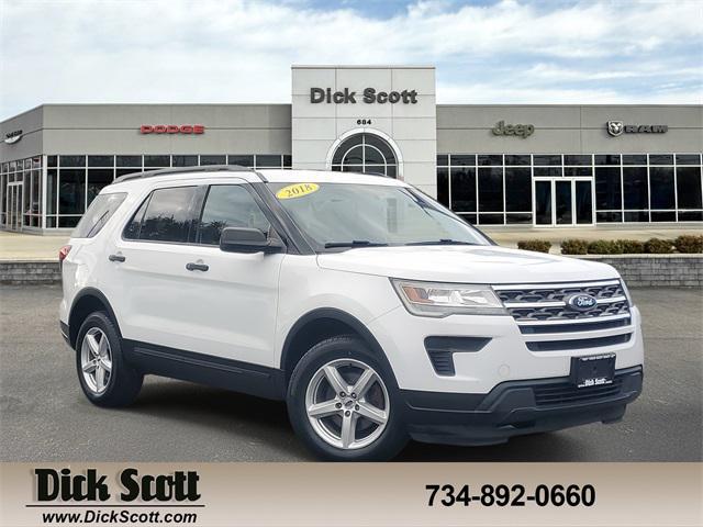 used 2018 Ford Explorer car, priced at $12,750