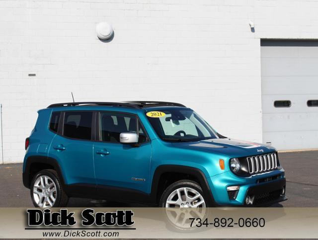 used 2021 Jeep Renegade car, priced at $19,500