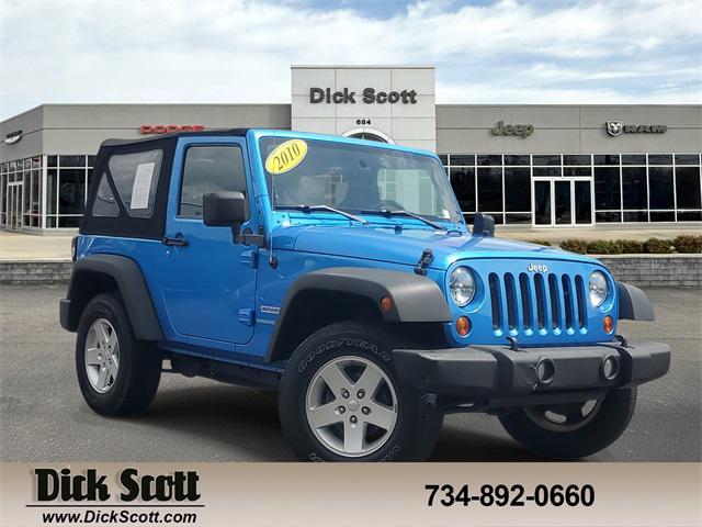 used 2010 Jeep Wrangler car, priced at $12,500