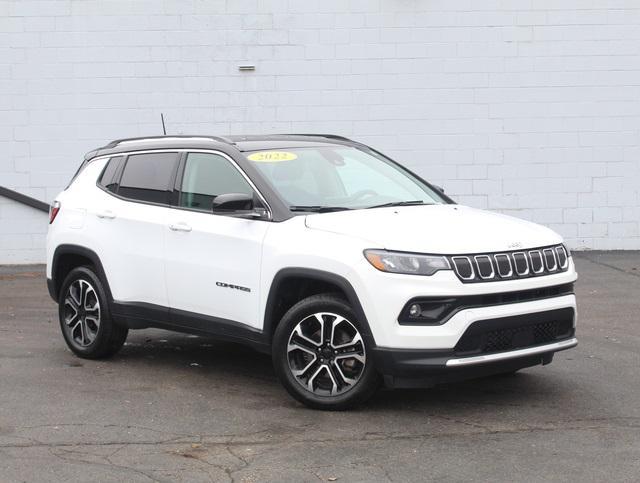 used 2022 Jeep Compass car, priced at $22,000