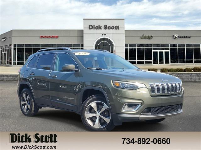 used 2020 Jeep Cherokee car, priced at $16,600