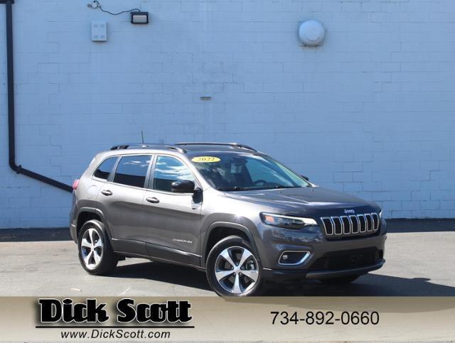 used 2022 Jeep Cherokee car, priced at $24,800