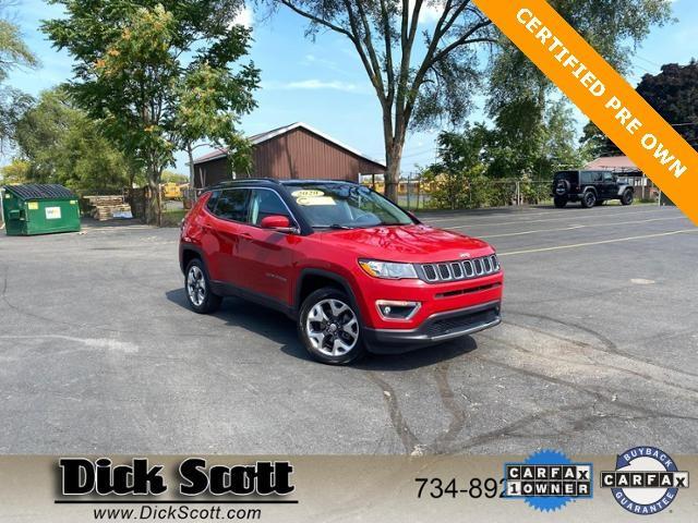 used 2020 Jeep Compass car, priced at $20,994