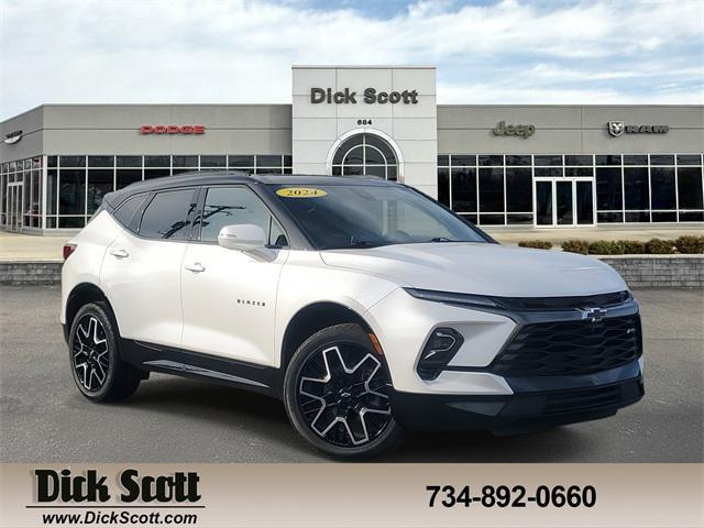 used 2024 Chevrolet Blazer car, priced at $33,900